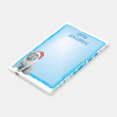 Happy Howlidays Mastino Post-it Notes Klebezettel (angewinkelt)