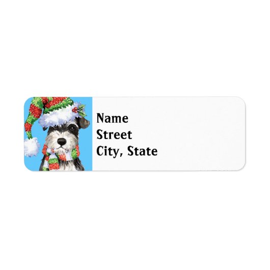 Happy Howlidays Miniature Schnauzer (Vorne)