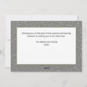 Happy Howlidays Niedlich Hund Foto Weihnachten (Rückseite)