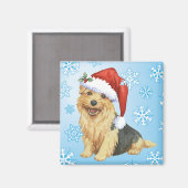 Happy Howlidays Norfolk Terrier Magnet (Vorderseite/Rückseite)