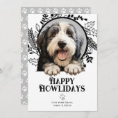 Happy Howlidays Old English Sheep Dog Weihnachten (Vorne/Hinten)