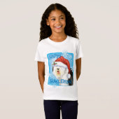 Happy Howlidays Old English Sheepdog T-Shirt (Vorne ganz)