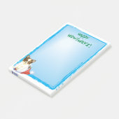 Happy Howlidays Papillon Post-it Klebezettel (angewinkelt)