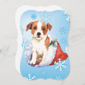 Happy Howlidays Parson Russell Terrier Feiertagskarte (Vorne/Hinten)
