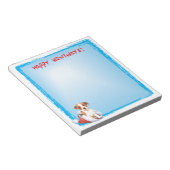 Happy Howlidays Parson Russell Terrier Notizblock (angewinkelt)