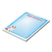 Happy Howlidays Parson Russell Terrier Notizblock (Rotiert)