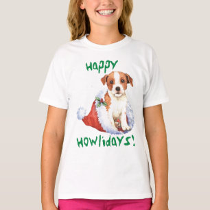 Happy Howlidays Parson Russell Terrier T - Shirt
