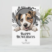 Happy Howlidays Parson Russell Terrier Weihnachten (Stehend Vorderseite)