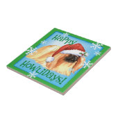 Happy Howlidays Pekingese Fliese (Seite)