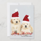 Happy Howlidays Pet Dog Holiday Foto | Weihnachten (Vorderseite)