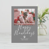 Happy Howlidays Pet Hund Weihnachten (Stehend Vorderseite)