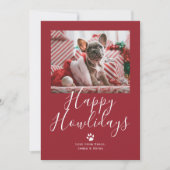 Happy Howlidays Pet Hund Weihnachten (Vorderseite)