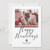 Happy Howlidays Pet Hund Weihnachten (Vorderseite)