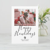 Happy Howlidays Pet Hund Weihnachten (Stehend Vorderseite)