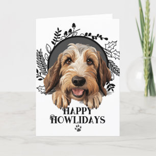 Happy Howlidays Petit Basset Griffon Vendeen Dog Feiertagskarte