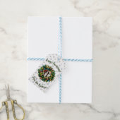 Happy Howlidays Photo Card Geschenkanhänger (Mit Garn)