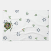 Happy Howlidays Photo Image Geschirrtuch (Horizontal)