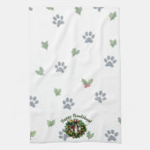 Happy Howlidays Photo Image Geschirrtuch (Vertikal)