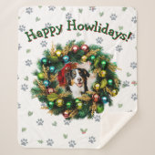 Happy Howlidays Photo Image Sherpadecke (Vorderseite)