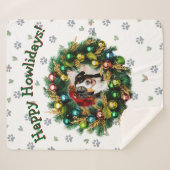 Happy Howlidays Photo Image Sherpadecke (Vorderseite (Horizontal))