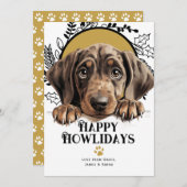 Happy Howlidays Plott Hound Hund Weihnachten (Vorne/Hinten)