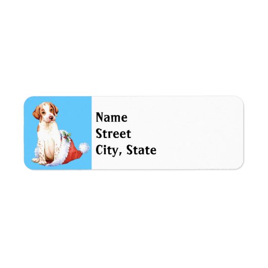 Happy Howlidays Pointer Address Label (Vorne)