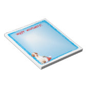 Happy Howlidays Pointer Notepad Notizblock (angewinkelt)
