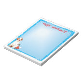 Happy Howlidays Pointer Notepad Notizblock (Rotiert)