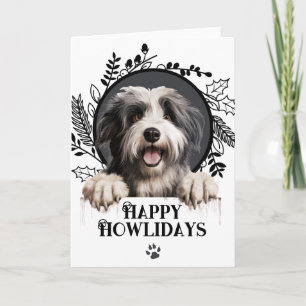 Happy Howlidays Polish Lowland Schafe Weihnachten