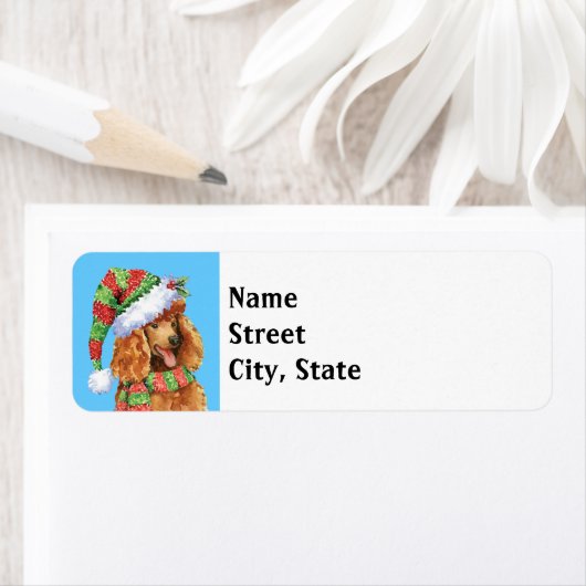 Happy Howlidays Poodle (Insitu)