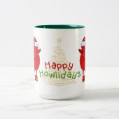 Happy Howlidays Poodle Coffee Tasse (Mittel)