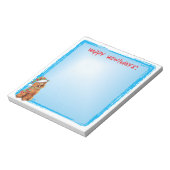 Happy Howlidays Poodle Notizblock (Rotiert)