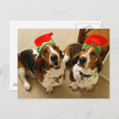 Happy Howlidays Postkarte (Vorne/Hinten)
