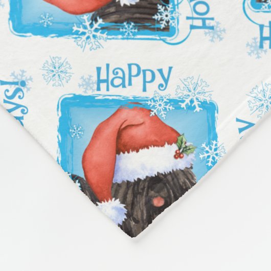 Happy Howlidays Puli Fleecedecke (Ecke)