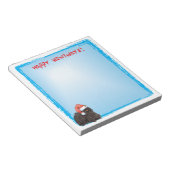 Happy Howlidays Puli Notizblock (angewinkelt)