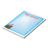 Happy Howlidays Puli Notizblock (Rotiert)