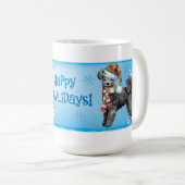 Happy Howlidays Pumi Kaffeetasse (VorderseiteRechts)