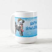 Happy Howlidays Pumi Kaffeetasse (Vorderseite Links)