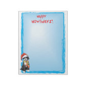 Happy Howlidays PWD Notizblock (Rotiert)