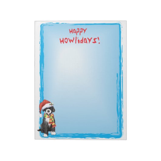 Happy Howlidays PWD Notizblock (Rotiert)