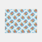 Happy Howlidays Pyrenean Shepherd Fleece Blanket (Vorderseite (Horizontal))