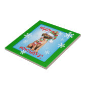 Happy Howlidays Redbone Fliese (Seite)