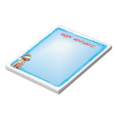 Happy Howlidays Redbone Notizblock (Rotiert)