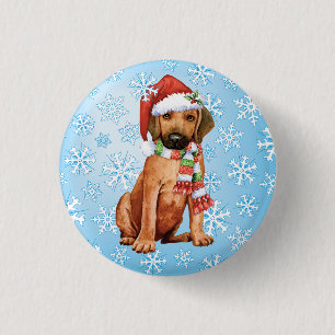 Happy Howlidays Rhodesian Ridgeback Button