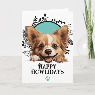 Happy Howlidays Russian Toy Dog Weihnachten