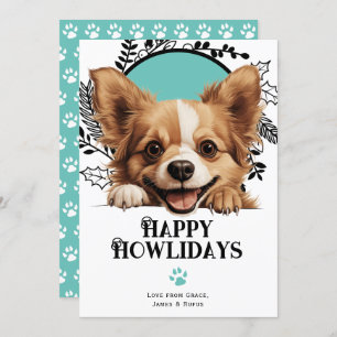 Happy Howlidays Russian Toy Dog Weihnachten