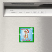 Happy Howlidays Saluki Magnet (In Situ (Geschirrspüler))