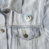Happy Howlidays Samoyed Button (Beispiel)