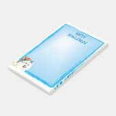 Happy Howlidays Samoyed Post-it Klebezettel (angewinkelt)