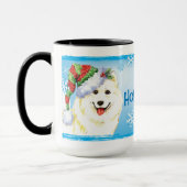 Happy Howlidays Samoyed Tasse (Links)